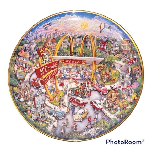 Vintage McDonalds “Golden Moments” Collector’s Plate - Picture 1 of 4